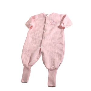 Vintage Cozy Cuffs one piece cat sleeper. Sz 6-9 months